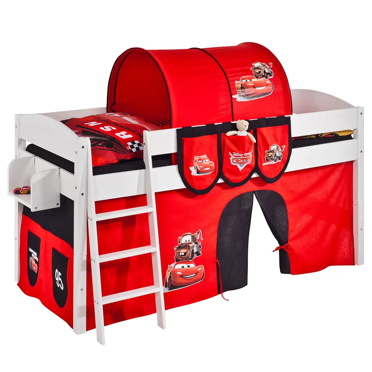 Hochbett Disney Cars | Weiß
