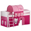 Hochbett Angel Cat Sugar 90 x 200cm Weiß mit Leiter | Weiß