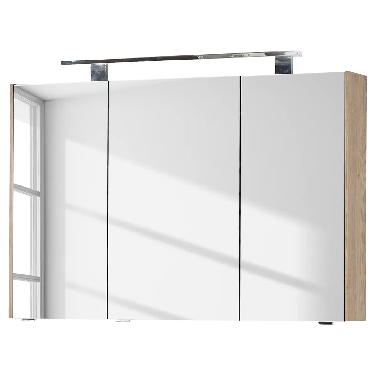 Spiegelschrank 3400 II 102cm | Braun