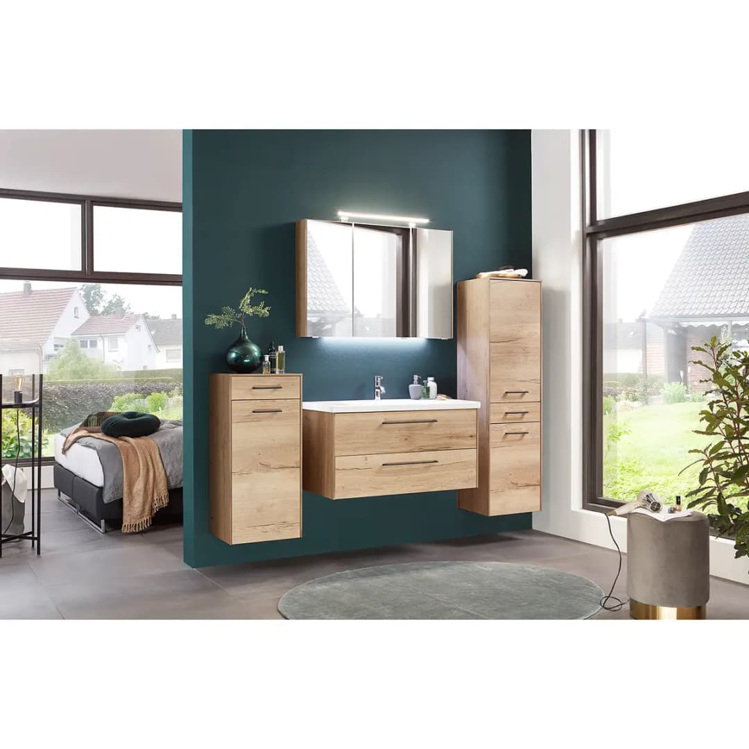 Spiegelschrank 3400 II 102cm | Braun