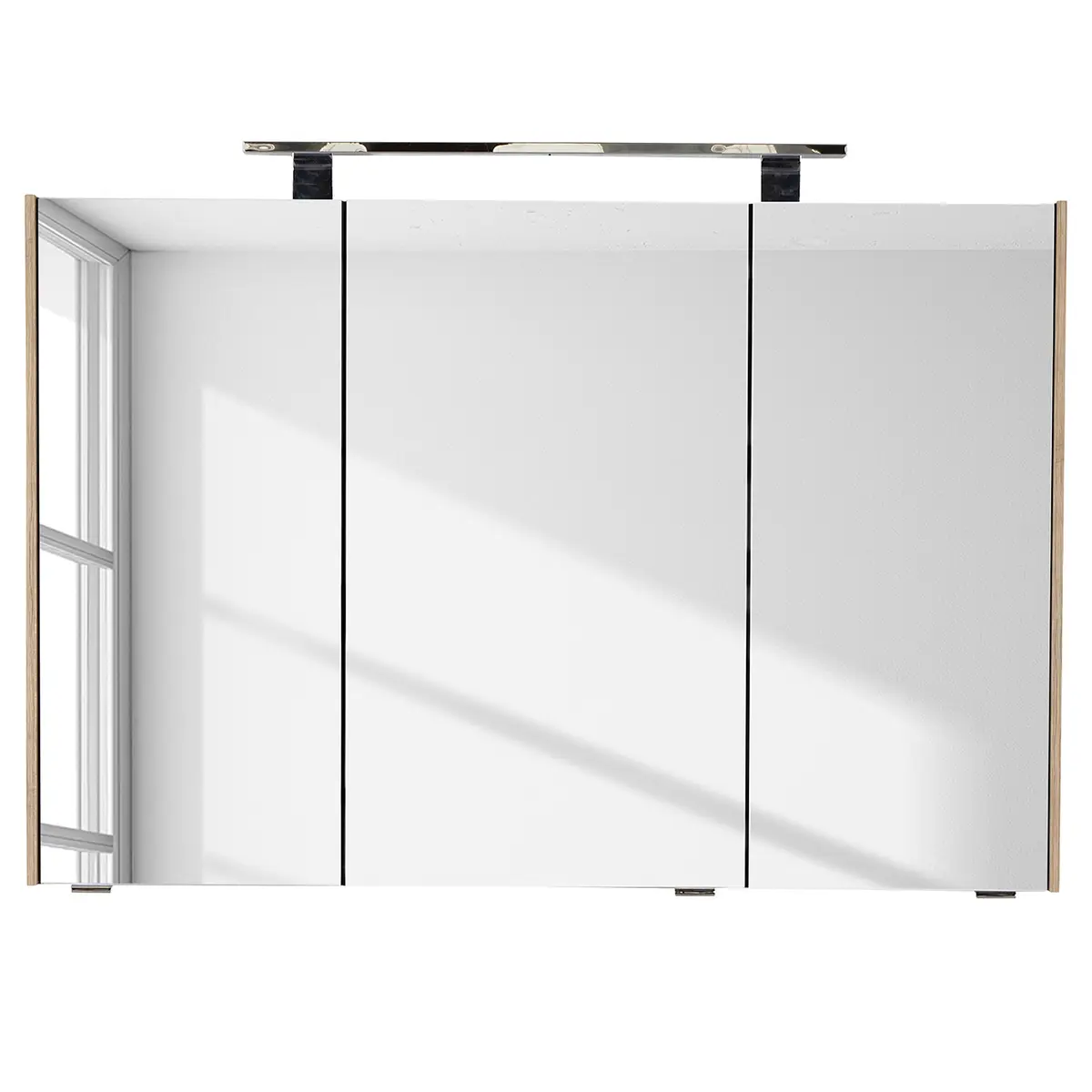 Spiegelschrank 3400 II 102cm | Braun