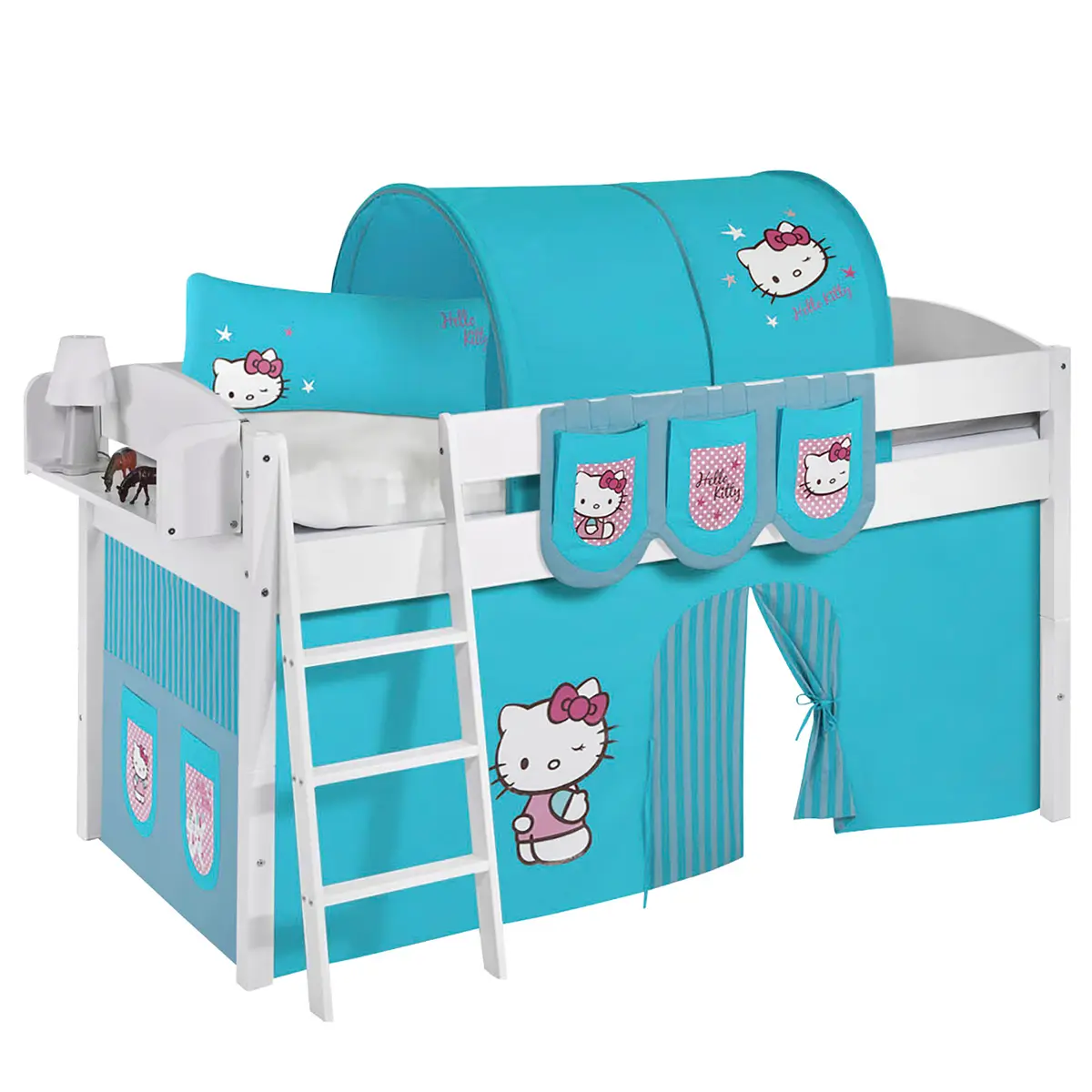 Hochbett Hello Kitty | Weiß