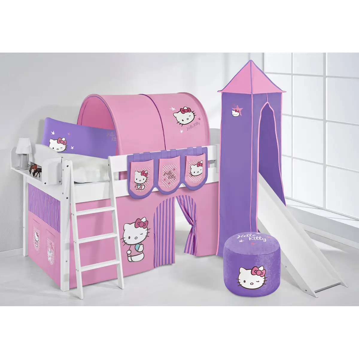 Hochbett Hello Kitty | Mehrfarbig