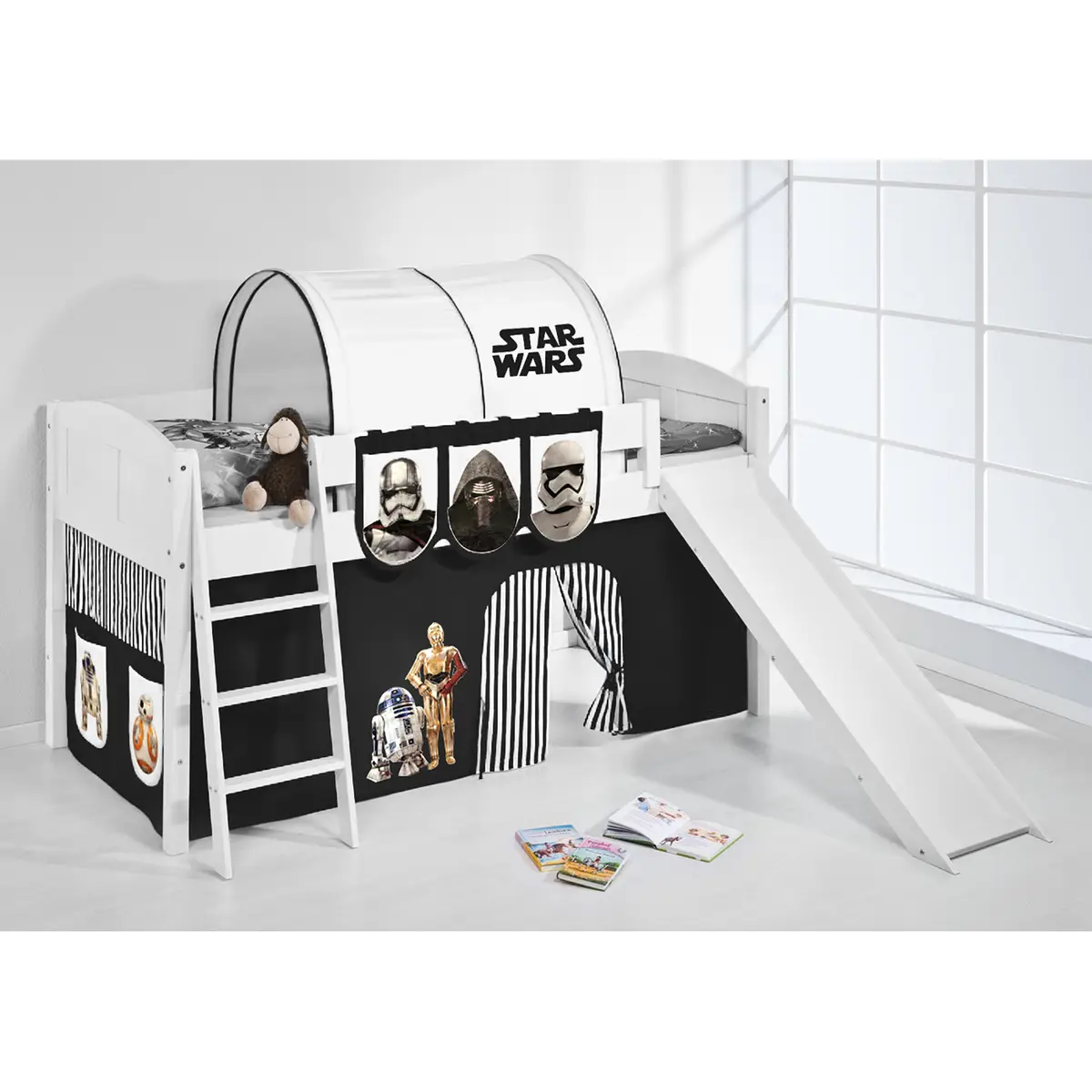 Hochbett Star Wars | Weiß