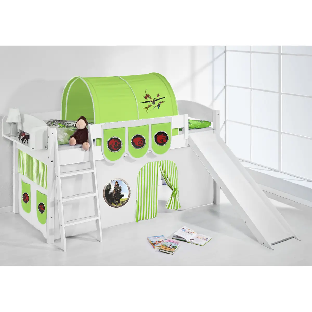 Hochbett Dragons | Mehrfarbig