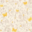 Tapete Barocco Butterfly I | Gelb