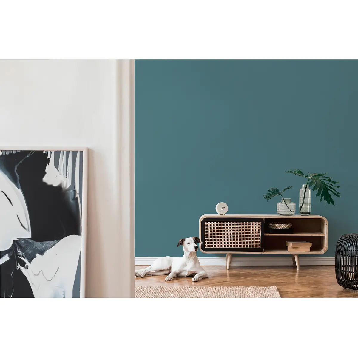 Vliestapete Odette | Blau