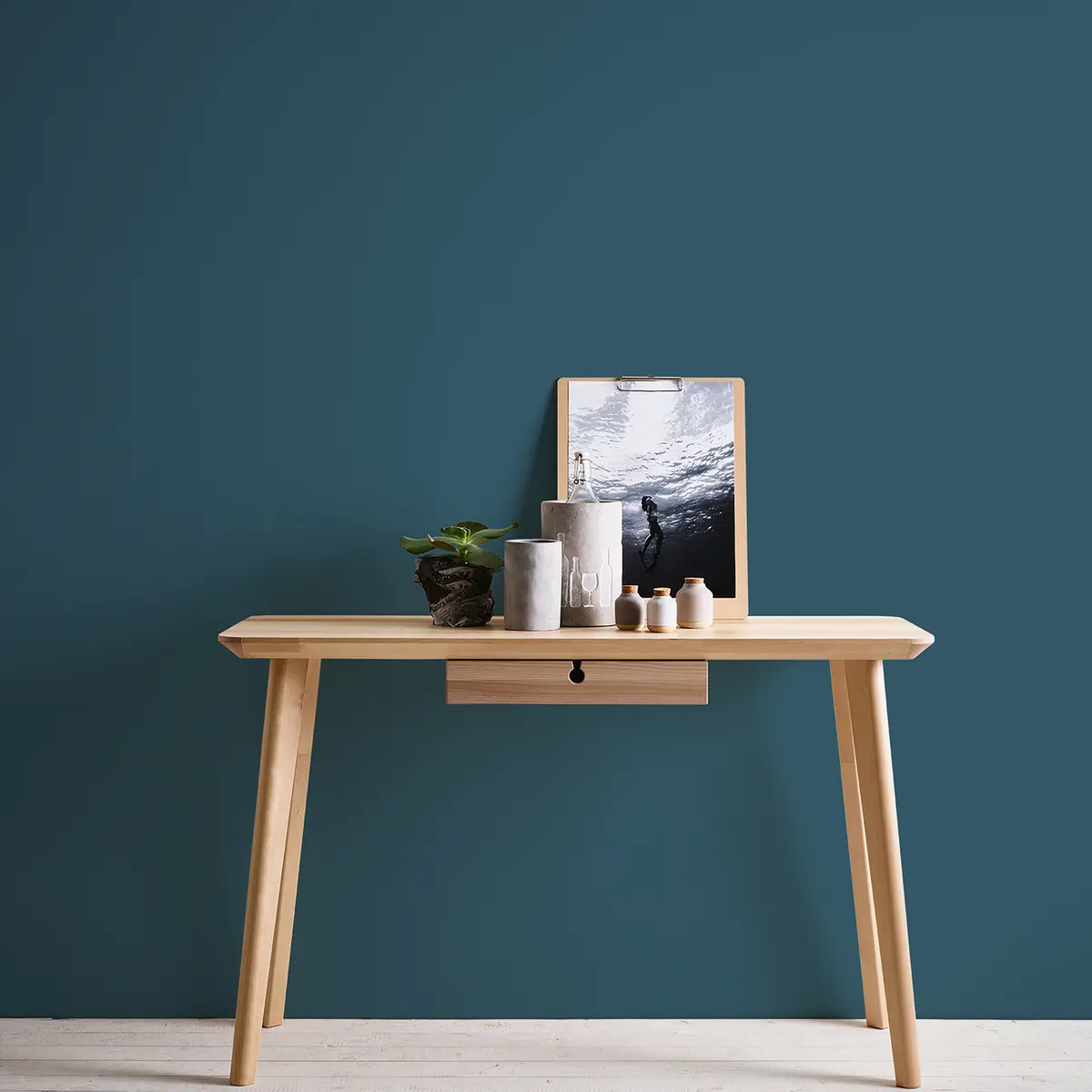 Vliestapete Odette | Blau