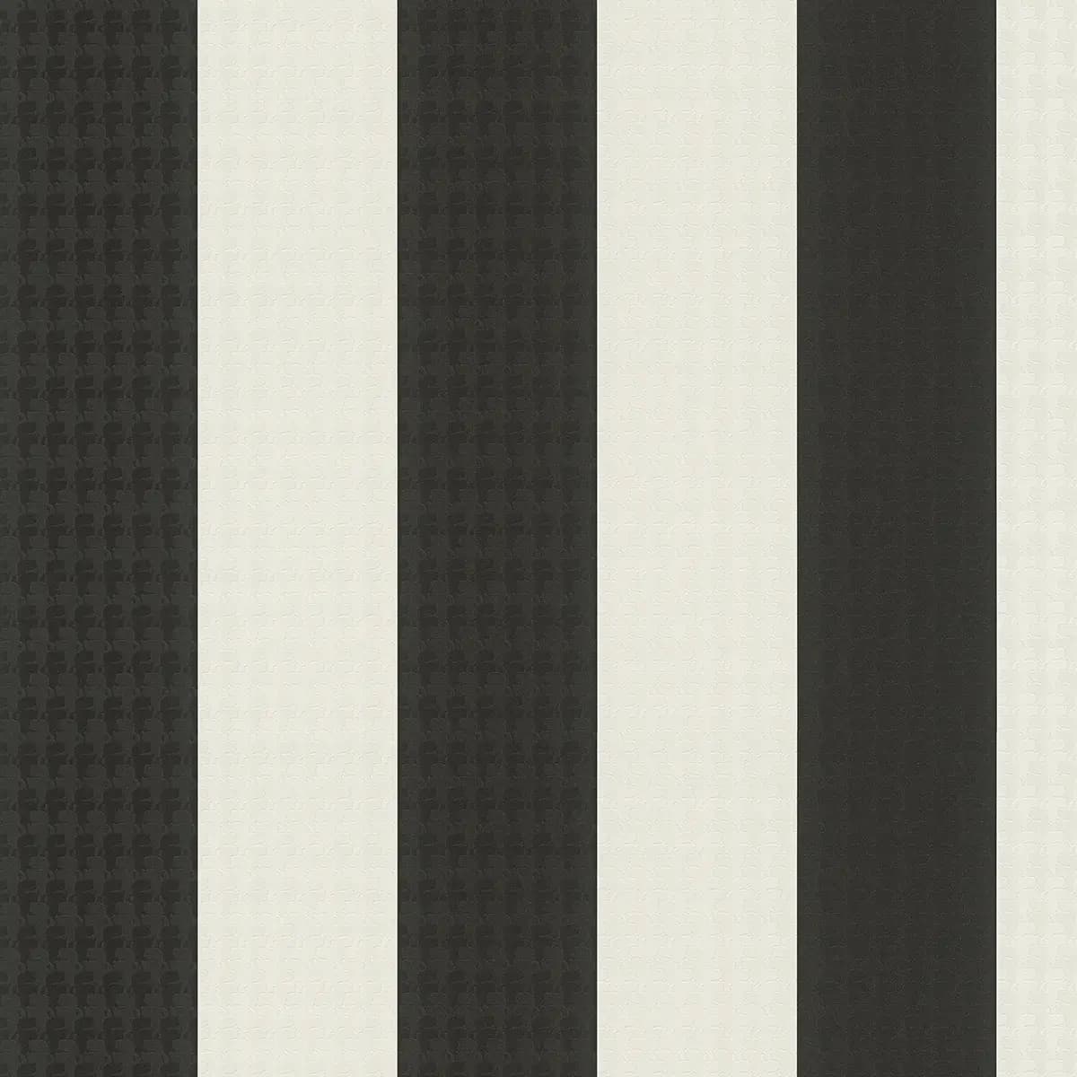 Vliestapete Stripes | Schwarz