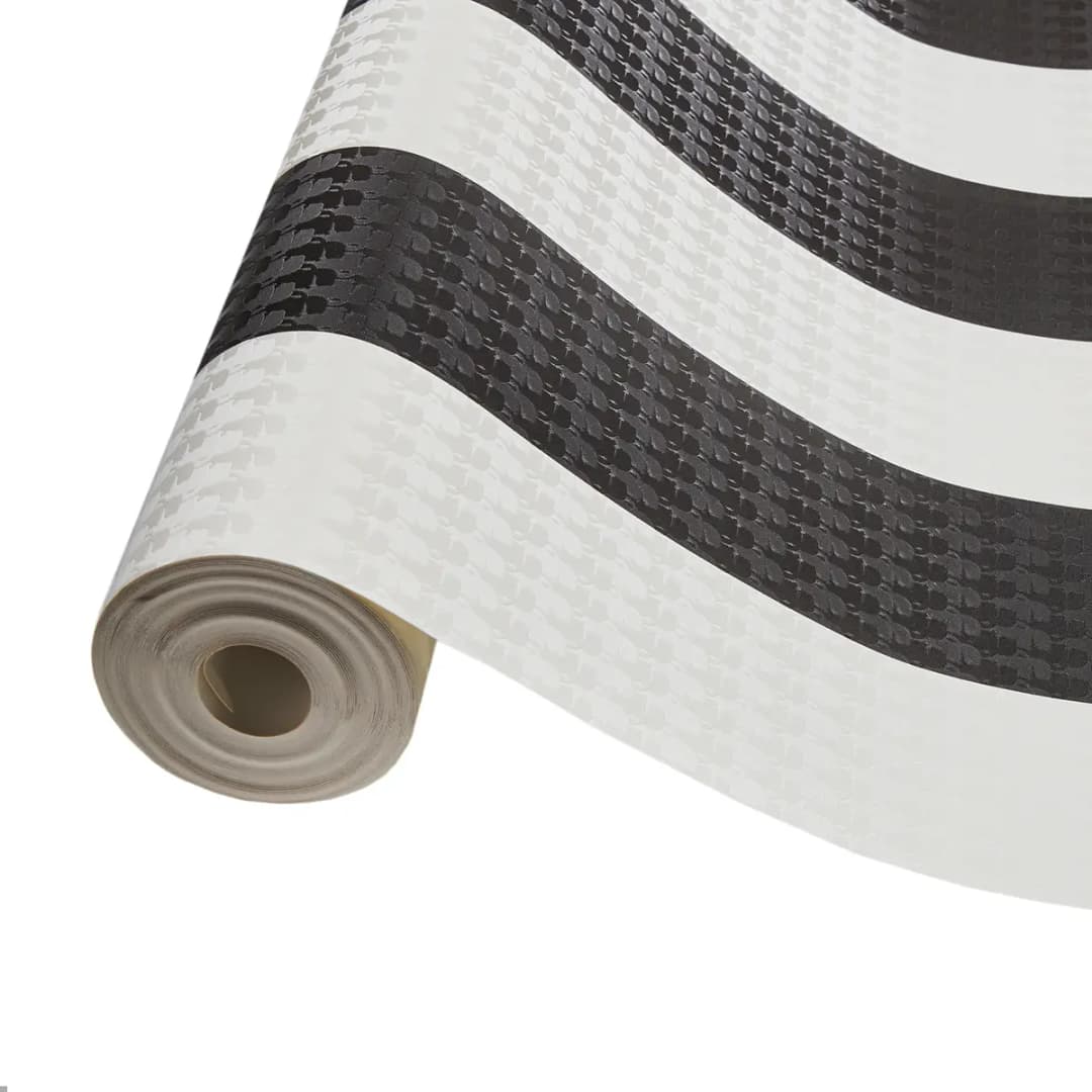 Vliestapete Stripes | Schwarz