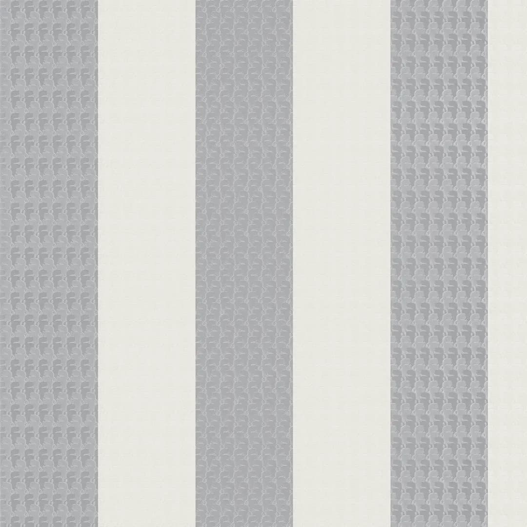 Vliestapete Stripes | Grau