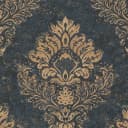 Vliestapete Alena Barock Ornament | Blau