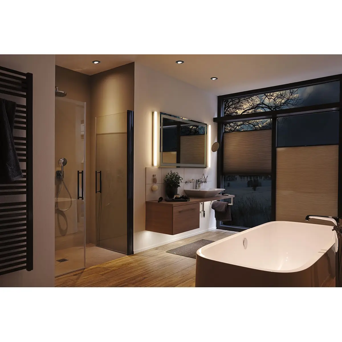 LED-Deckenleuchte Calla | Schwarz