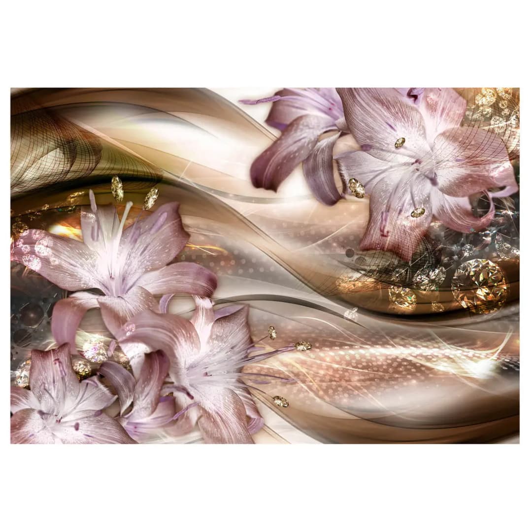 Fototapete Lilies on the Wave | Mehrfarbig