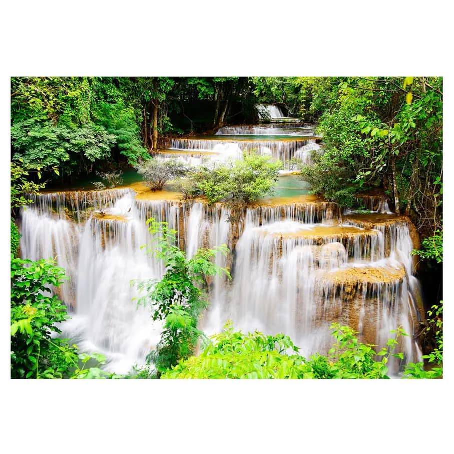 Fototapete Thai Wasserfall | Grün