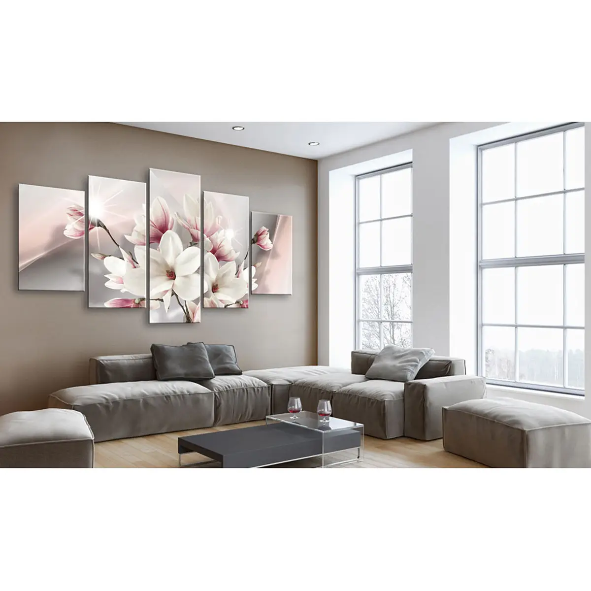 Wandbild Magnolia in Bloom | Pink