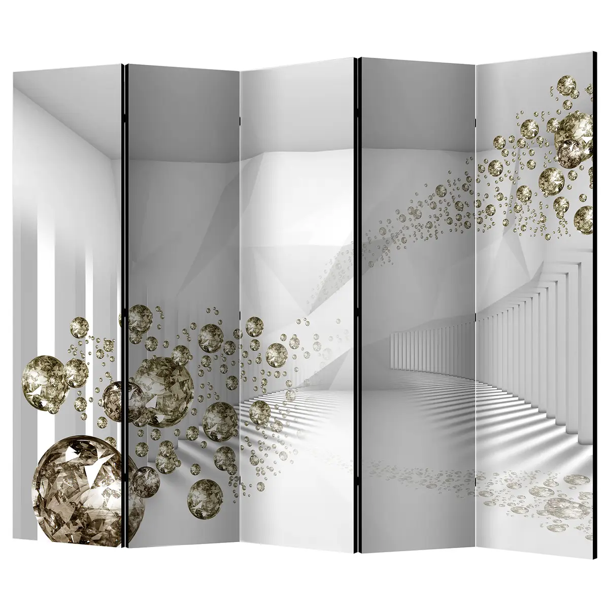 Paravent Diamond Corridor | Weiß