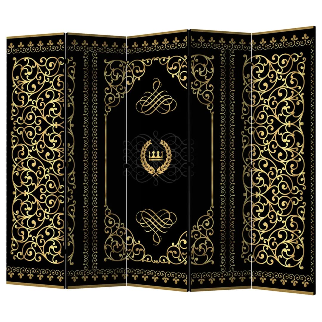 Paravent Charm of the Night Fleece Gold | Gold