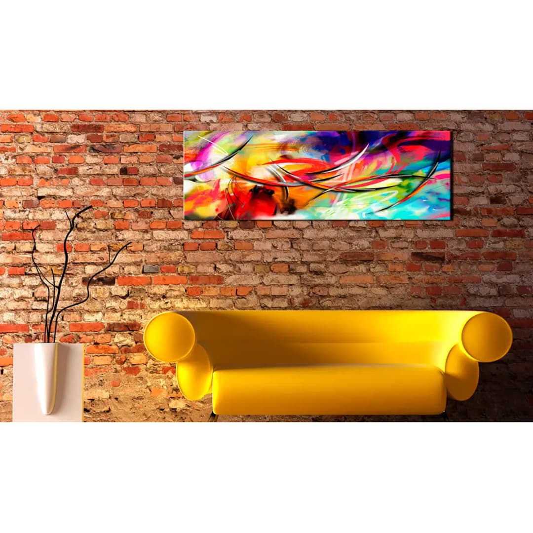 Wandbild Dance of the rainbow | Mehrfarbig