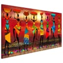 Wandbild African Women Dancing | Mehrfarbig
