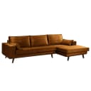 Ecksofa Jurga | Braun