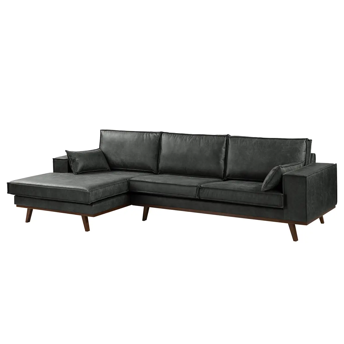 Ecksofa Jurga | Schwarz