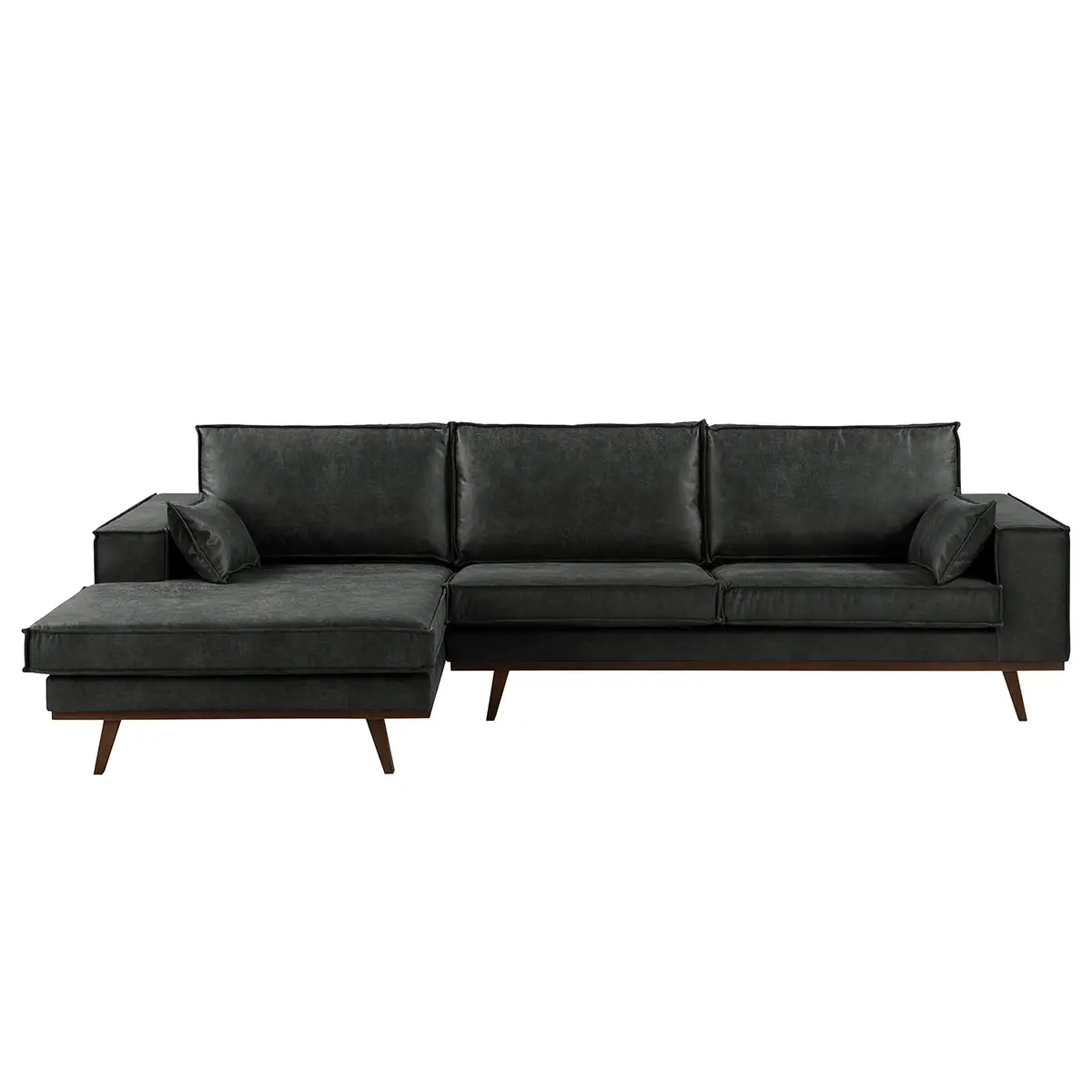 Ecksofa Jurga | Schwarz