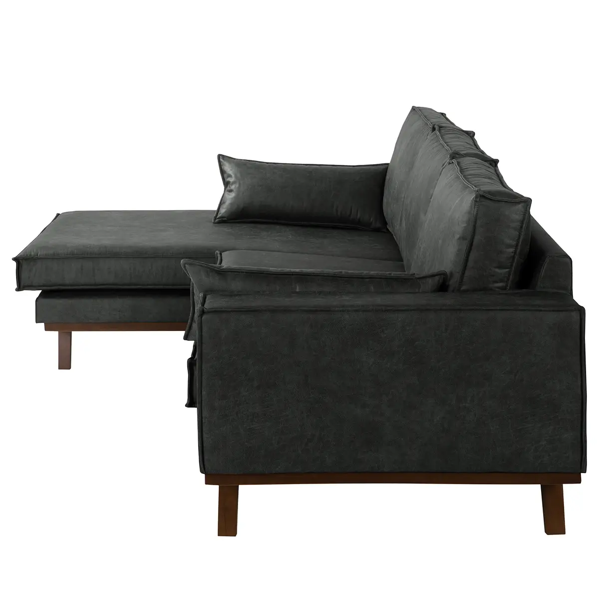 Ecksofa Jurga | Schwarz
