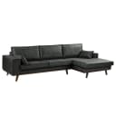 Ecksofa Jurga | Schwarz