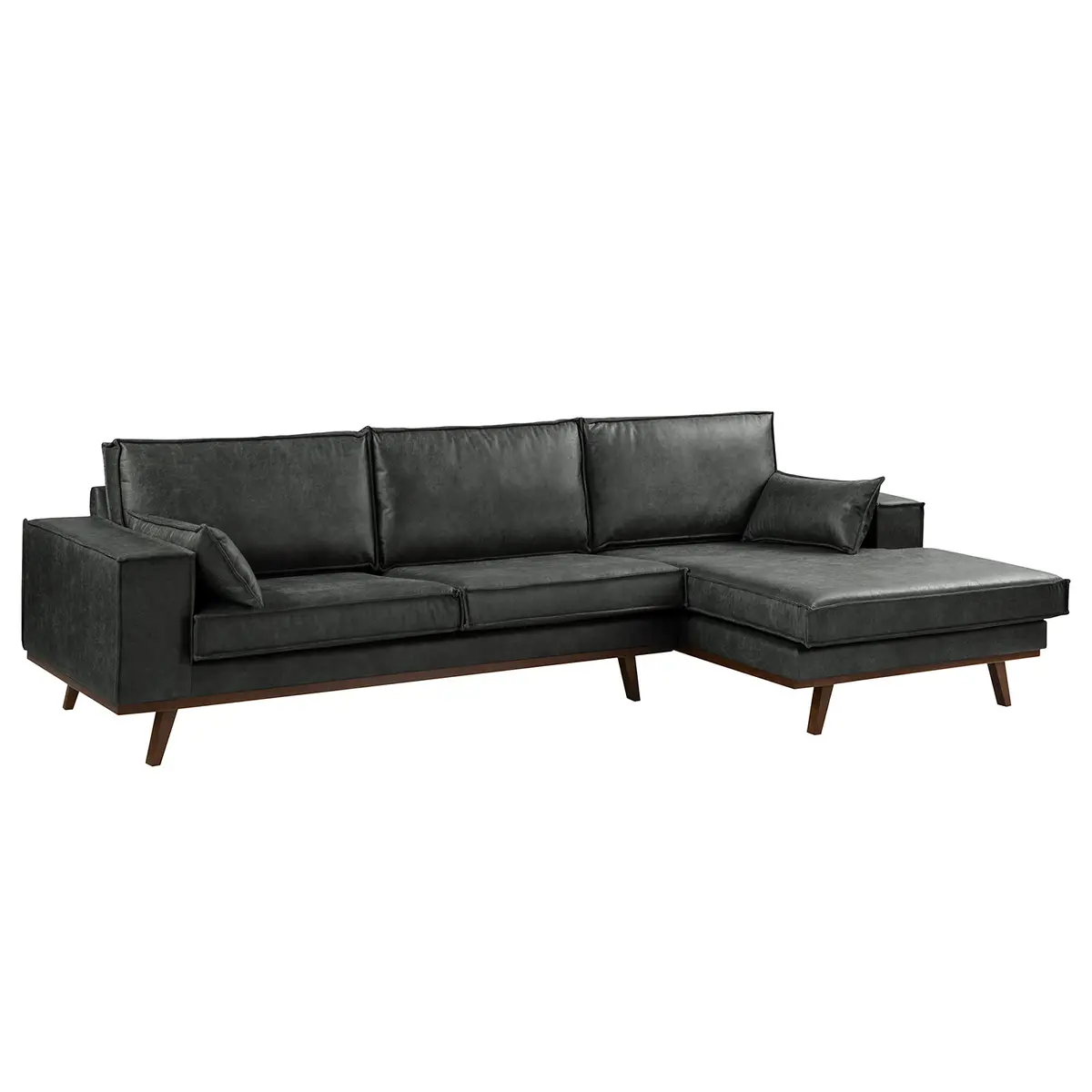 Ecksofa Jurga | Schwarz