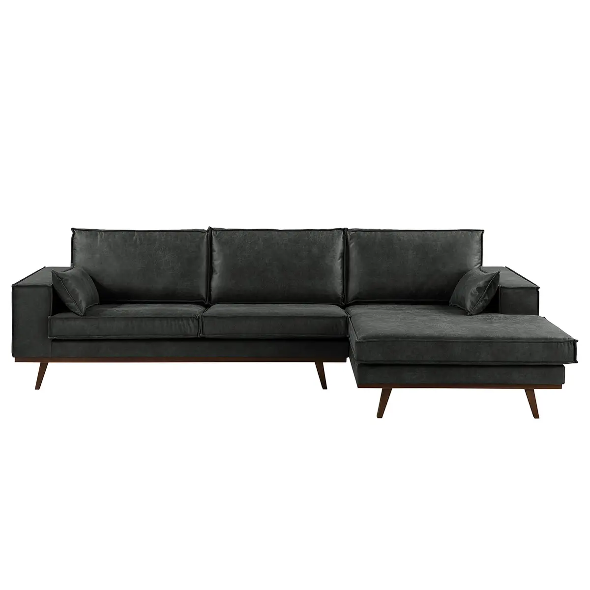 Ecksofa Jurga | Schwarz