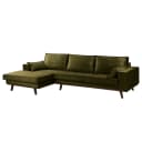 Ecksofa Jurga | Grün
