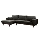 Ecksofa Jurga | Schwarz
