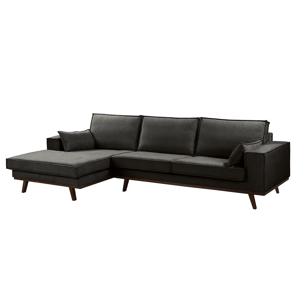 Ecksofa Jurga | Schwarz