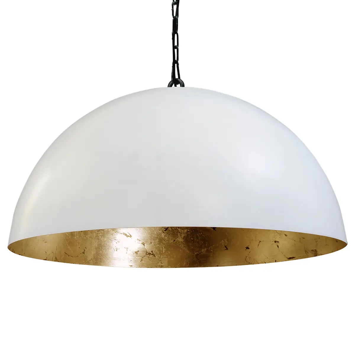 Masterlight Pendelleuchte Larino I Ø 60cm Gold/Weiß | Mehrfarbig