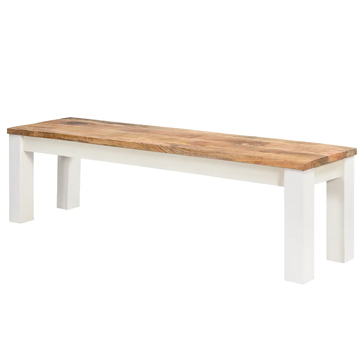 Sitzbank 160cm Braun/Weiß | Braun