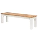 Sitzbank 160cm Braun/Weiß | Braun