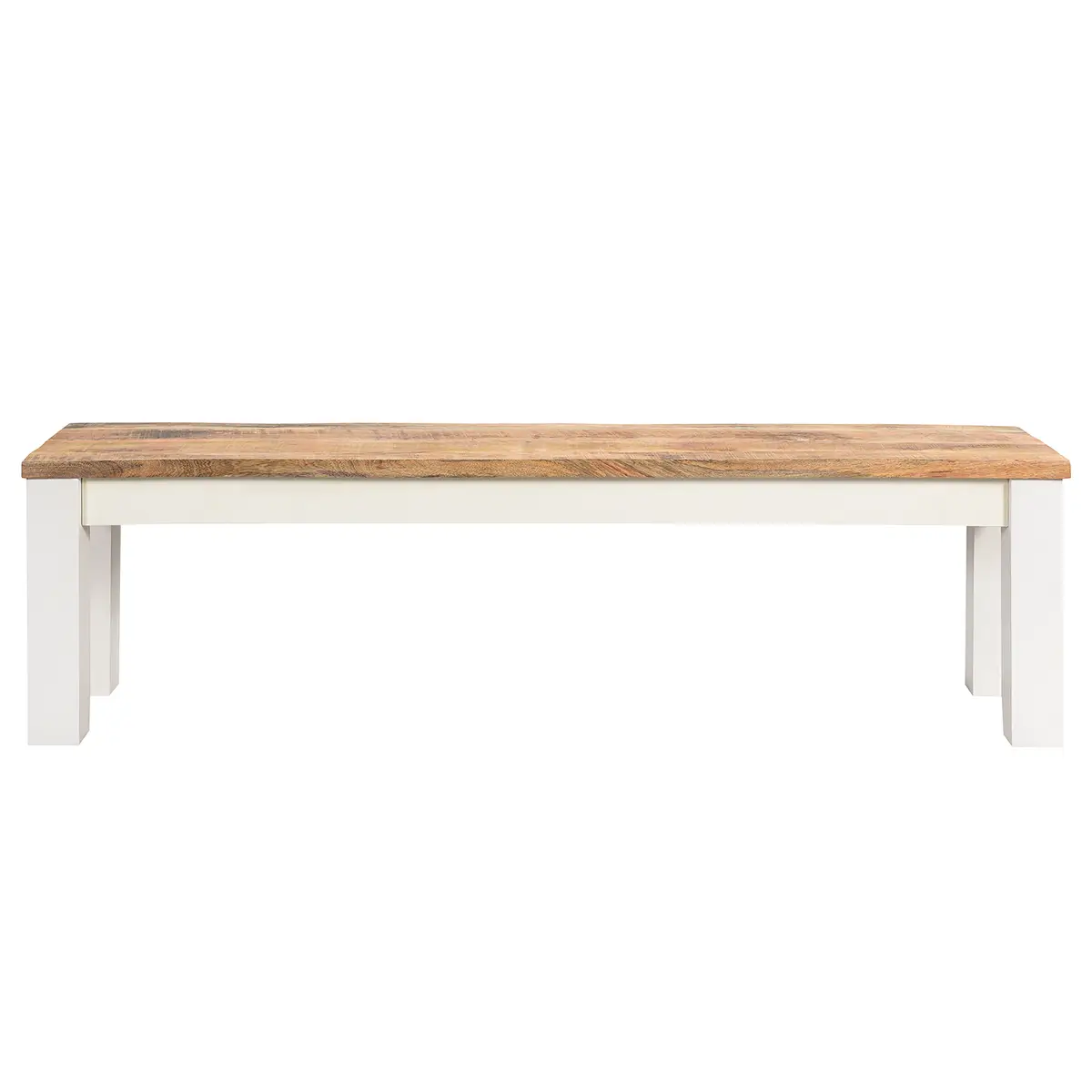 Sitzbank 160cm Braun/Weiß | Braun