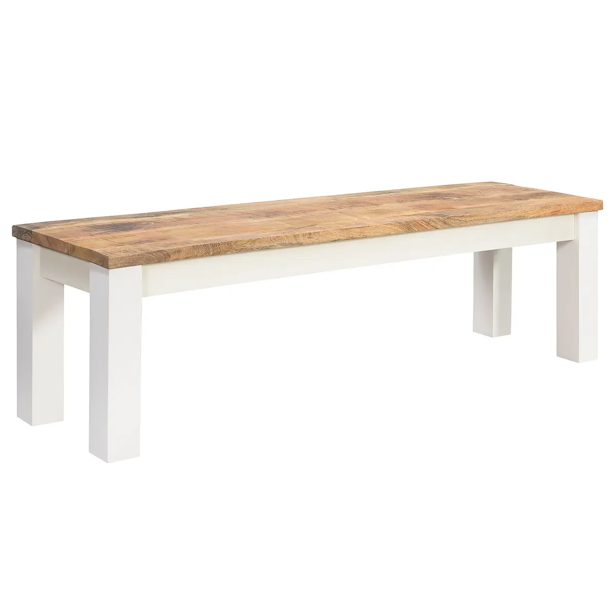 Sitzbank 160cm Braun/Weiß | Braun