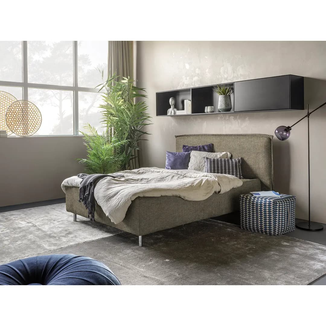 Polsterbett Homely 180 x 200cm | Beige