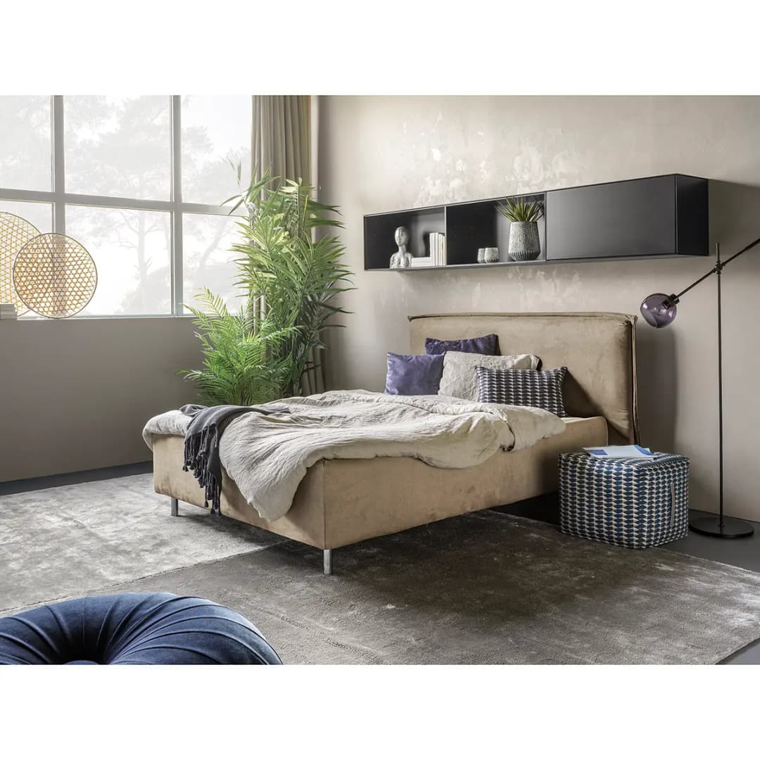 Polsterbett Homely | Beige