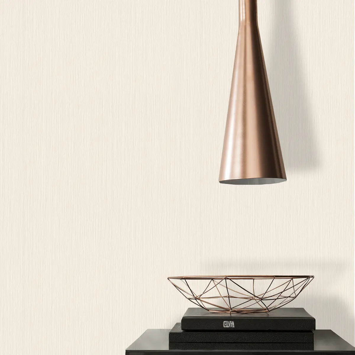 Vliestapete Mialena | Beige