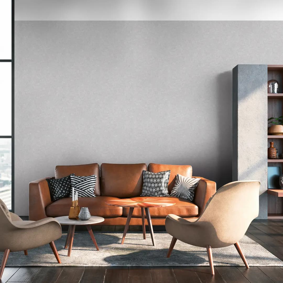 Vliestapete Industrielook Uni | Grau