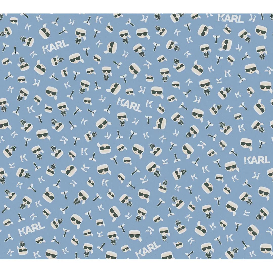 Vliestapete Chenega | Blau