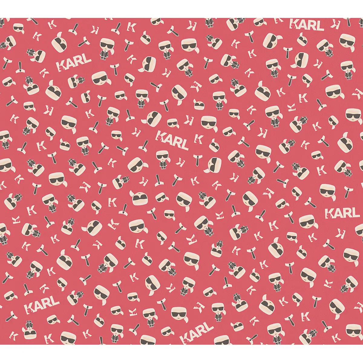 Vliestapete Chenega Rot | Rot