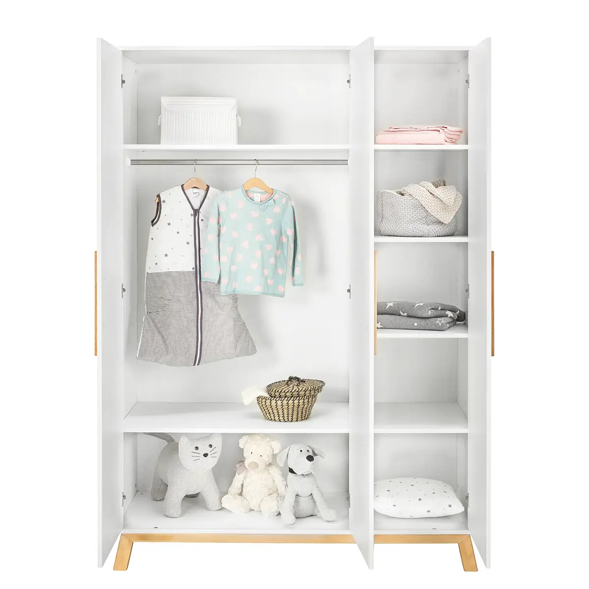 Kleiderschrank | Weiß