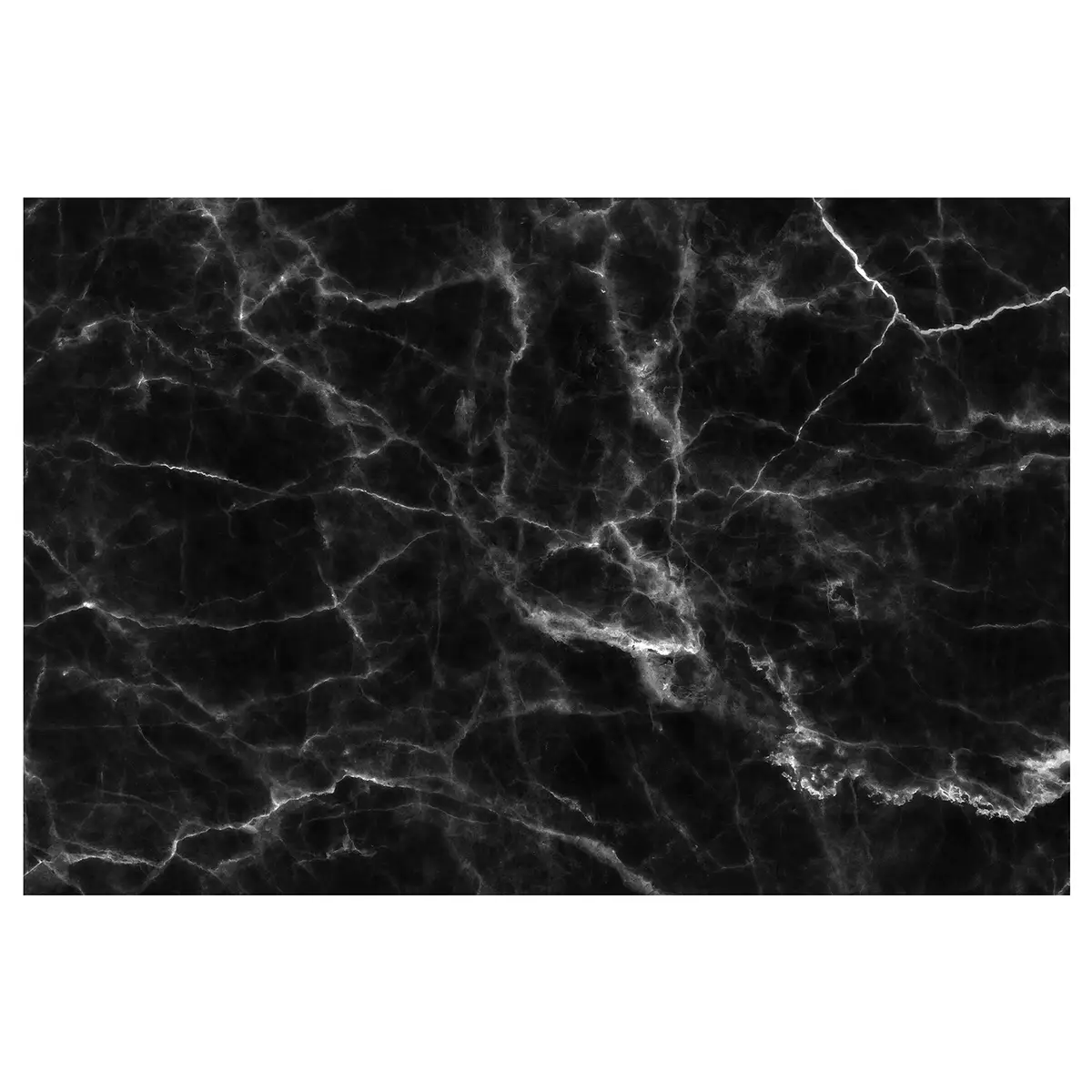 Vliestapete Nero Carrara | Schwarz