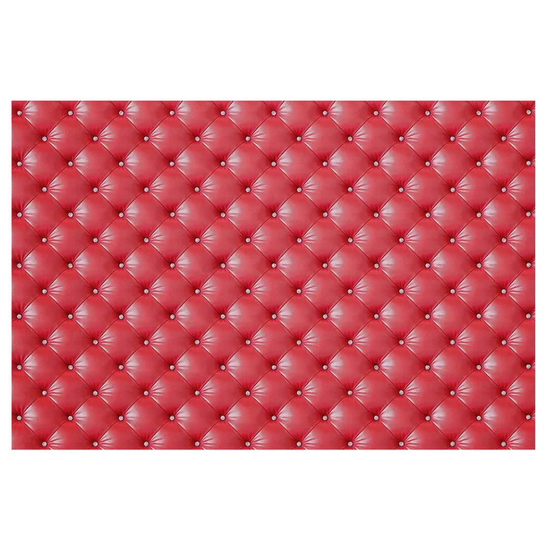 Vliestapete Polster Rot | Rot