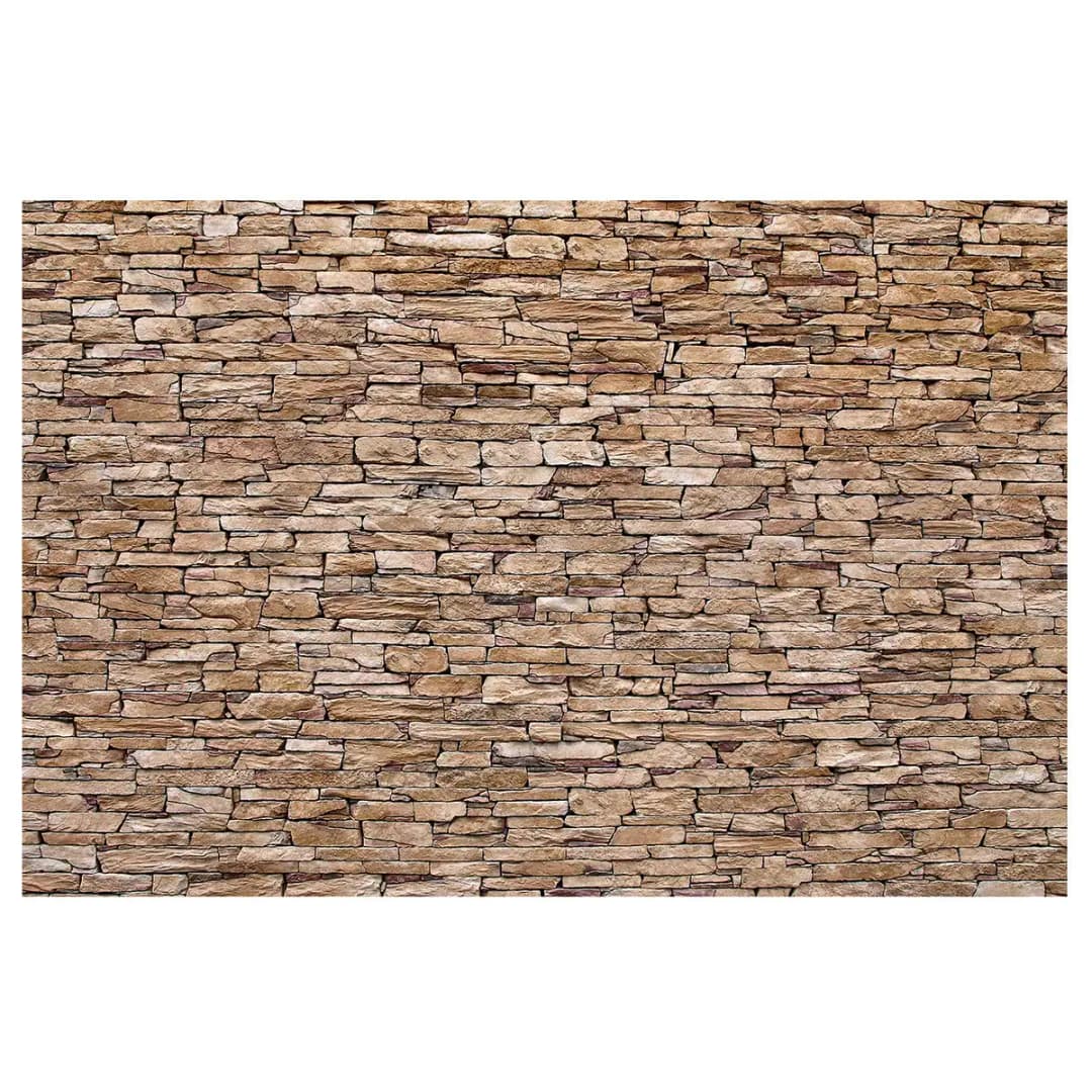 Vliestapete Crete Stonewall | Braun