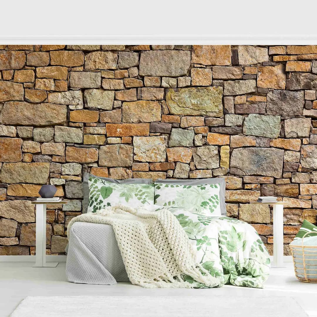 Vliestapete Croatia Stonewall | Braun